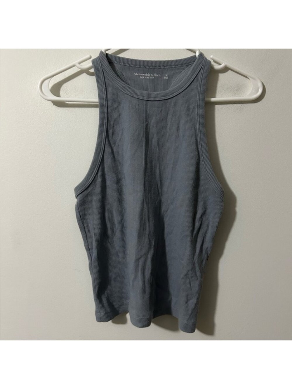 Abercrombie & Fitch Grey Ribbed Tank Top